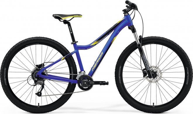 Велосипед Merida Matts 7.60-2x (2021) Matte Dark Blue/Yellow