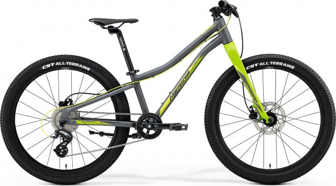 Велосипед Merida Matts J.24+ (2021) Matte Cool Grey/Green/Yellow
