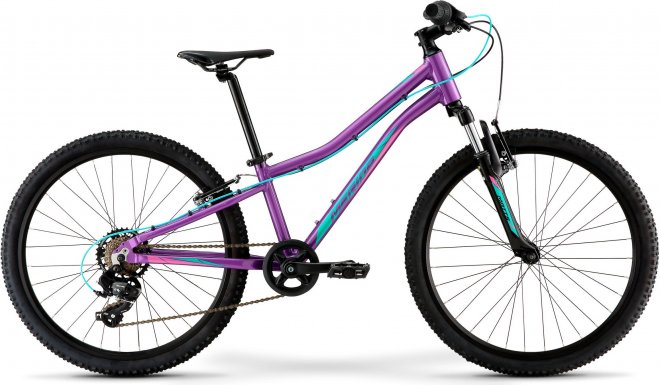 Велосипед Merida Matts J.24 Eco (2022) Dark Purple/Pale Pink/Teal