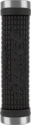 Грипсы Lizard Skins Lock-On Peaty, чёрные с серыми кольцами Black/Grey