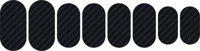 Защитные наклейки Lizard Skins Patch Kit, цвет карбона Carbon Leather