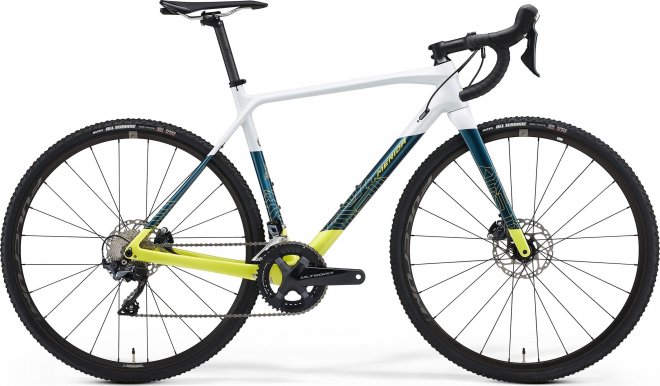 Велосипед Merida Mission CX 7000 (2021) Pearl White/Teal Blue/Lime