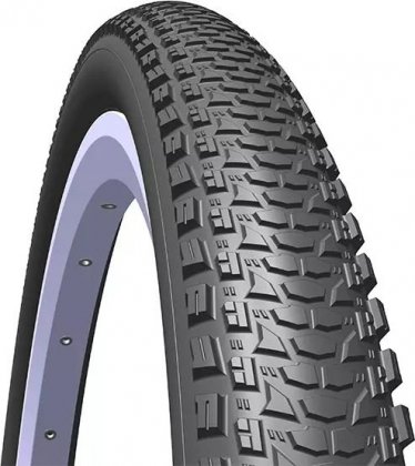 Покрышка Rubena Tyres Zefyros TDi R14 27.5x2.25, чёрная Black