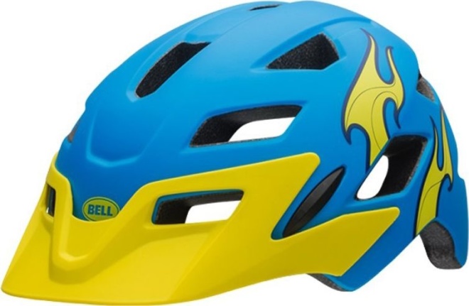 Шлем детский Bell Sidetrack Child, сине-жёлтый Blue/Yellow