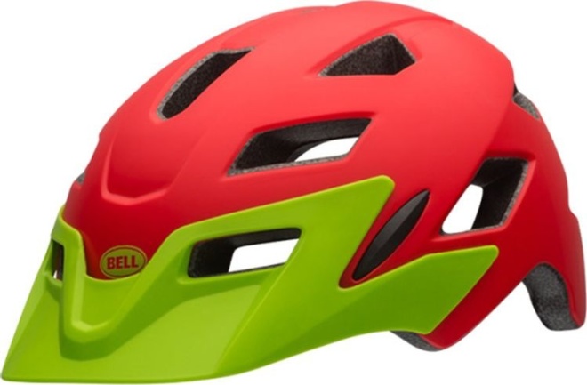 Шлем детский Bell Sidetrack Child, красно-зелёный Red/Green