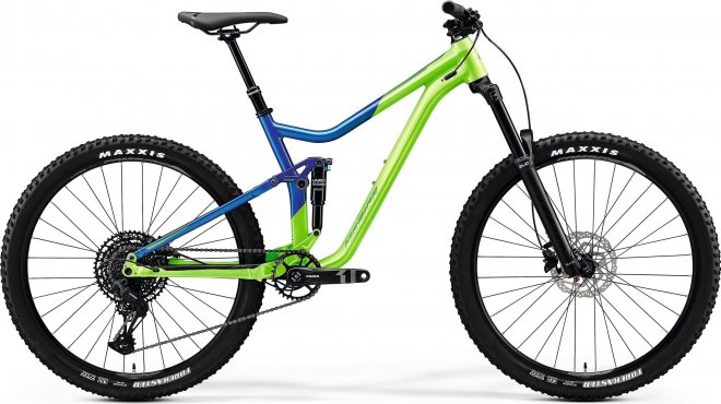 Велосипед Merida One-Forty 400 (2020) Light Green/Glossy Blue