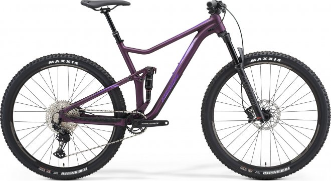 Велосипед Merida One-Twenty 600 (2021) Matte Dark Purple/Purple/Silver