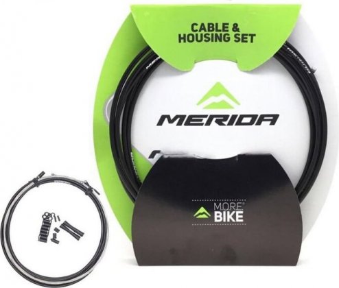 Комплект тросов и рубашек для переключателя Merida Universal Shift Cable Kit, чёрный Black