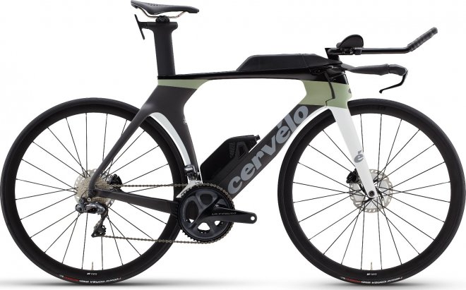 Велосипед Cervelo P5 Ultegra Di2 Disc (2021) Carbon/Moss White