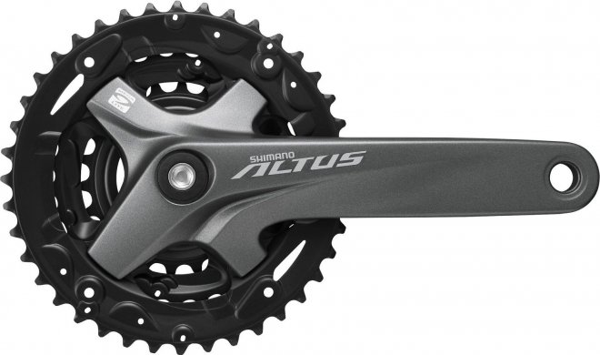 Система под квадрат Shimano Altus FC-M2000, длина шатунов 175 мм, без защиты цепи