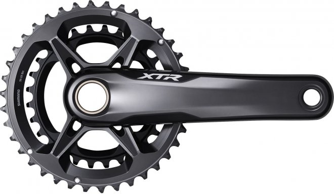 Система с интегрированным валом Shimano XTR FC-M9100-2, длина шатунов 175 мм