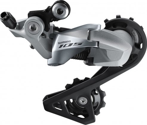 Переключатель скоростей задний Shimano 105 RD-R7000-SS, серебристый Silver