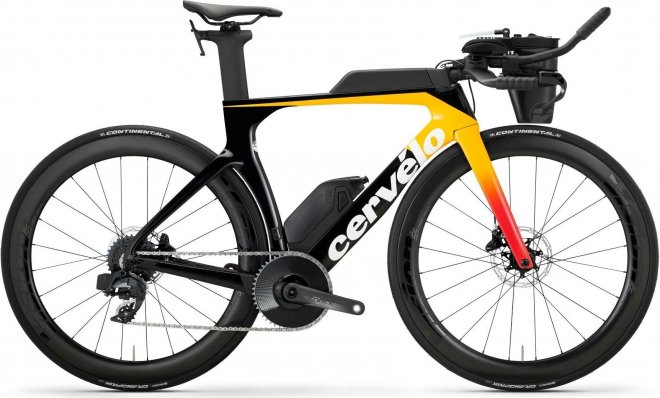 Велосипед Cervelo P-Series Disc Force eTAP AXS 1 (2020) Light Orange/Coral