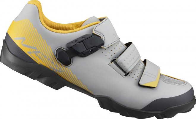 Велообувь Shimano SH-ME300, серо-жёлтая Grey/Yellow