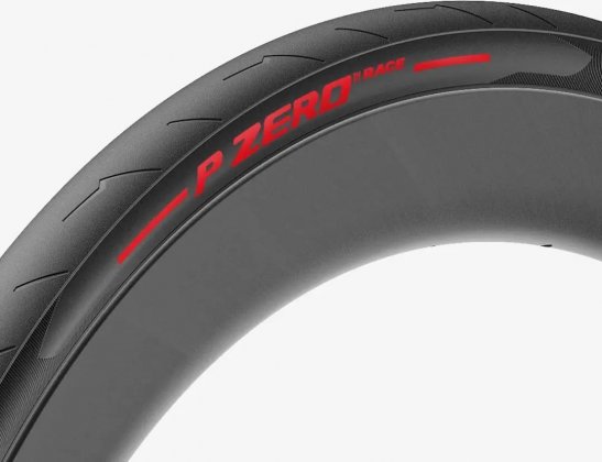 Покрышка Pirelli P Zero Race, 700x26C, чёрная с красной надписью Red