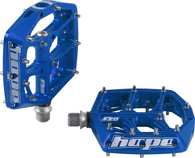 Педали-платформы Hope F20 Pedals Pair, синие Blue