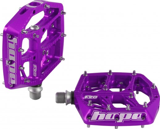 Педали-платформы Hope F20 Pedals Pair, пурпурные Purple