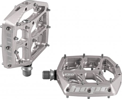 Педали-платформы Hope F20 Pedals Pair, серебристые Silver