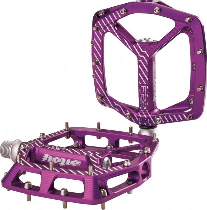 Педали-платформы Hope F22 Pedals Pair, пурпурные Purple