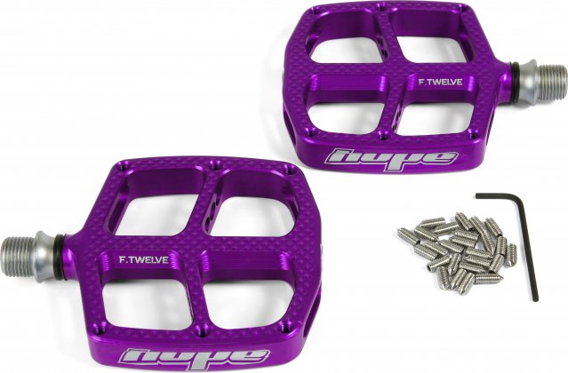 Педали-платформы Hope Kids F12 Flat Pedal, пурпурные Purple