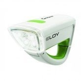 Фара передняя Sigma Sport Eloy, бело-зелёная