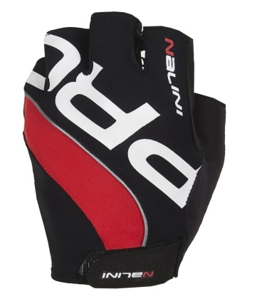 Перчатки с короткими пальцами Nalini Pure Gloves, чёрно-красные