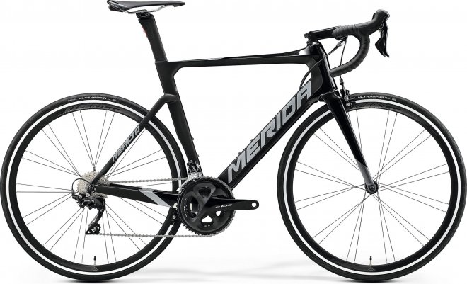 Велосипед Merida Reacto 4000 (2020) Glossy Black/Matte Black/Dark Silver