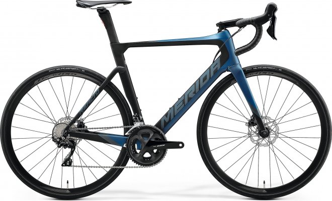 Велосипед Merida Reacto Disc 4000 (2020) Matte Blue/Black