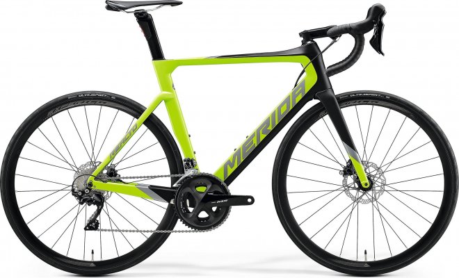 Велосипед Merida Reacto Disc 4000 (2020) Matte Black/Glossy Green