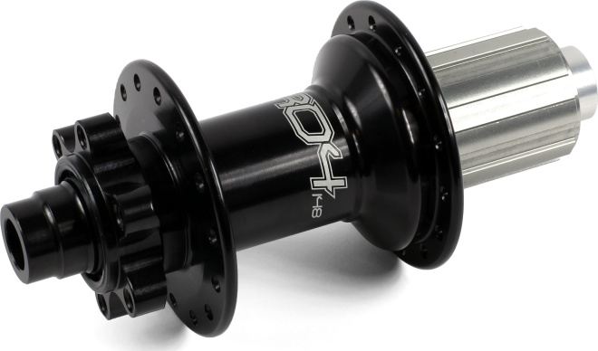 Втулка задняя Hope Pro 4 Rear Disc Hub Steel, 32 отверстия под спицы, под ось 12 мм, ширина 148 мм, чёрная Black