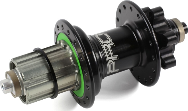 Втулка задняя Hope Pro 4 Rear Disc Hub Steel, 32 отверстия под спицы, под эксцентрик QR, ширина 135 мм, чёрная Black