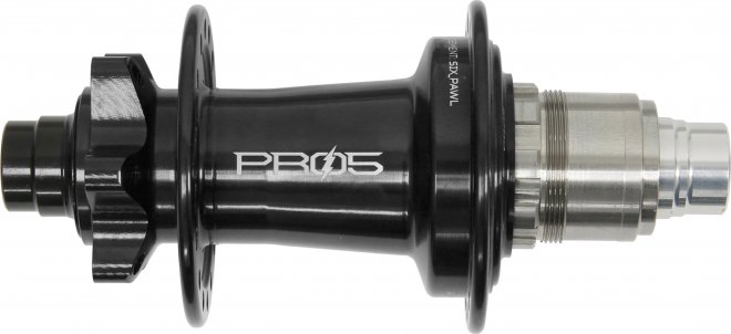 Втулка задняя Hope Pro 5 Rear Disc Hub, 32 отверстия под спицы, под ось 12 мм, ширина 148 мм, под кассету SRAM XD, для E-Bike, чёрная Black