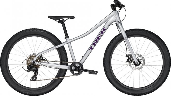 Велосипед Trek Roscoe 24 (2020) Quicksilver/Purple Lotus