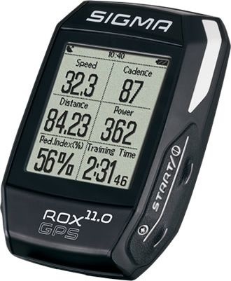 Велокомпьютер беспроводной с пульсометром Sigma Sport Rox 11.0 GPS Basic, чёрный Black
