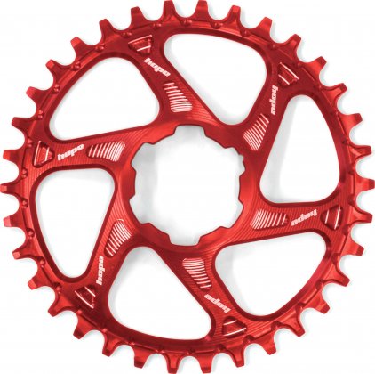 Звезда передняя Hope Spiderless Chainring 32T, красная Red