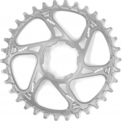 Звезда передняя Hope Spiderless Chainring 36T, серебристая Silver