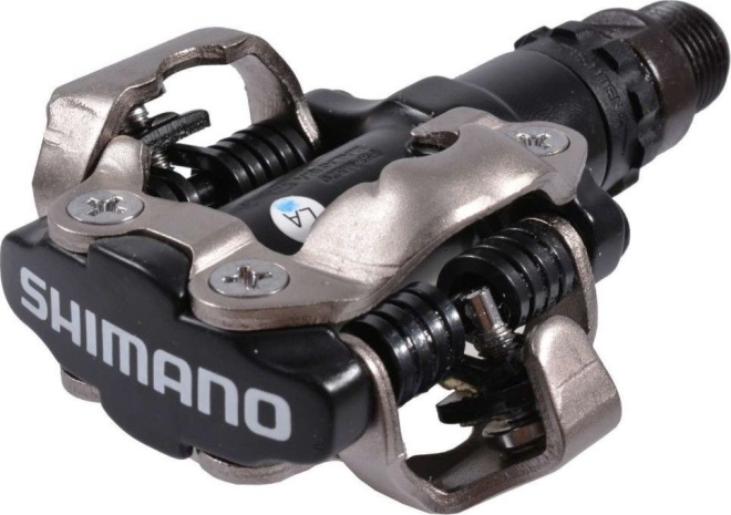 Педали контактные Shimano PD-M520, чёрные Black