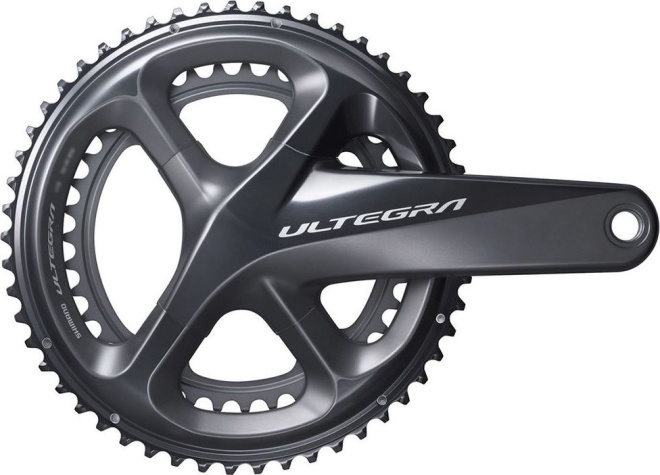 Система с интегрированным валом Shimano Ultegra FC-R8000, длина шатунов 175 мм, набор звёзд 52-36T