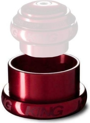 Нижняя часть рулевой колонки Chris King  InSet™ 5 Headset Bottom Cup, красная Red