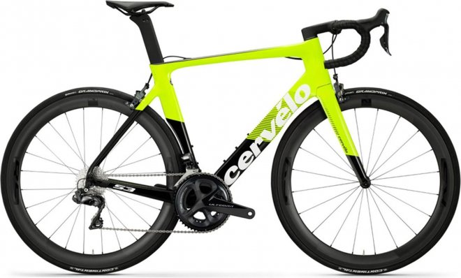 Велосипед Cervelo S3 Ultegra Di2 (2020) Fluoro/Black/White