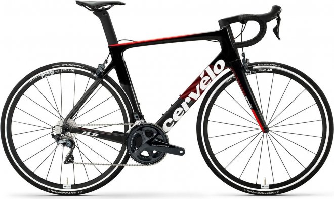 Велосипед Cervelo S3 Ultegra (2020) Graphite/Black/Red