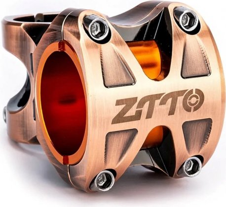 Вынос руля ZTTO MTB 50mm Stem CNC 35mm 31.8mm, медный цвет Brass