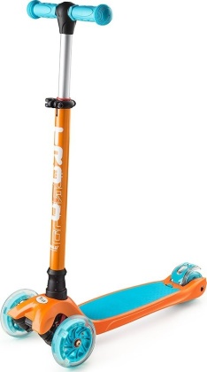 Самокат Trolo Maxi, оранжево-голубой Orange/Blue