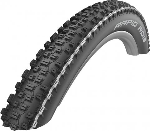 Покрышка Schwalbe Rapid Rob 27.5x2.25 (57-584), Wired, SBC, Active White