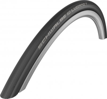 Трубка Schwalbe Lugano T 700х22C (22-622), Tubular, Silica, Active, чёрная Black