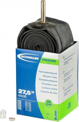 Камера Schwalbe AV 21F 27.5x2.1/3.0, Freeride, ниппель 40 мм Schrader (Auto)
