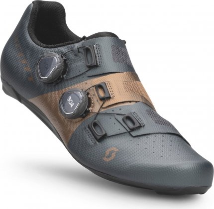 Велотуфли Scott Road RC Python Shoe, серо-коричневые Dark Grey/Bronze