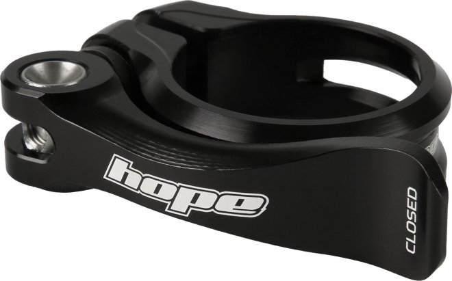 Хомут для подседельного штыря Hope Seat Clamp QR, диаметр 34.9 мм, чёрный Black