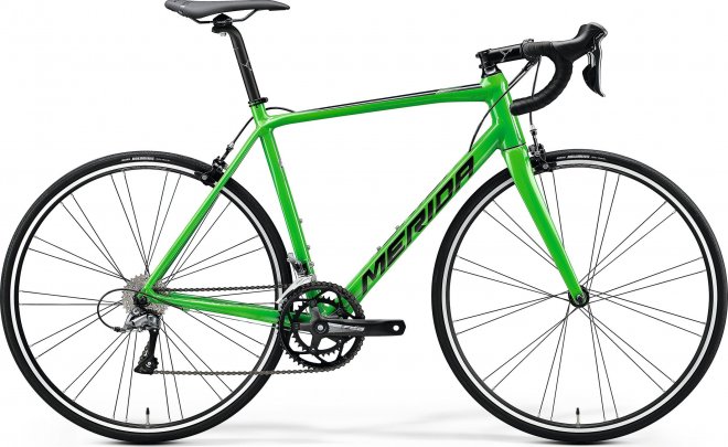 Велосипед Merida Scultura 100 (2020) Glossy Flash Green/Black