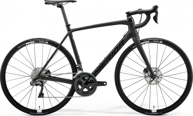 Велосипед Merida Scultura 7000-E (2021) Glossy Black/Matte Black
